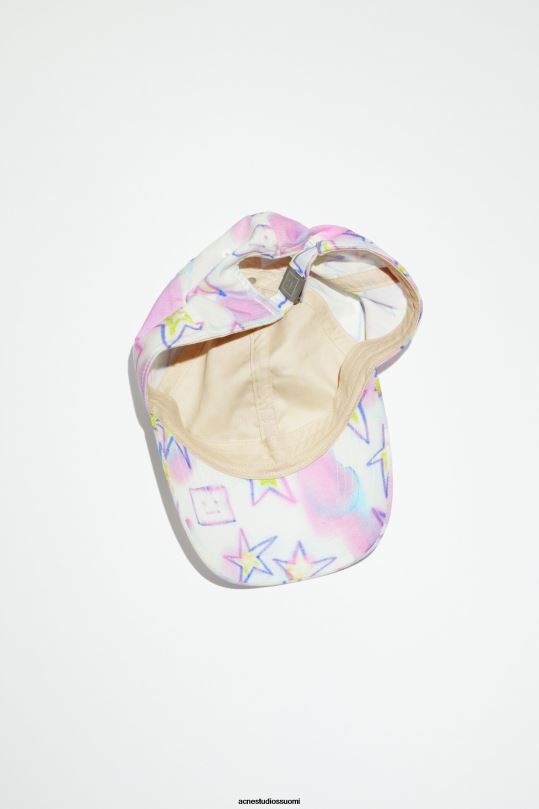 Acne Studios Lisätarvikkeet vaaleanpunainen/multi 0VF2B811 mikrokasvokorkki