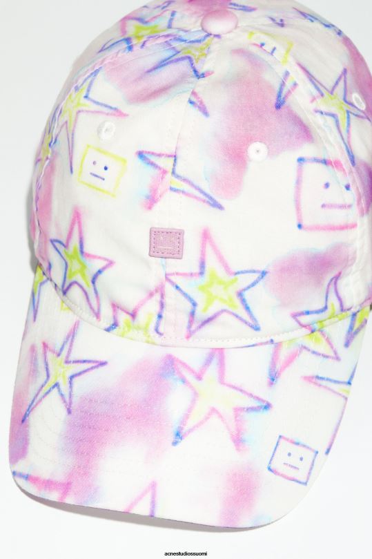 Acne Studios Lisätarvikkeet vaaleanpunainen/multi 0VF2B811 mikrokasvokorkki