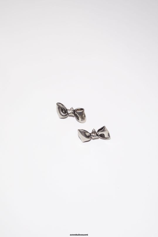 Acne Studios Lisätarvikkeet antiikki hopea 0VF2B652 rusetti korvakorut