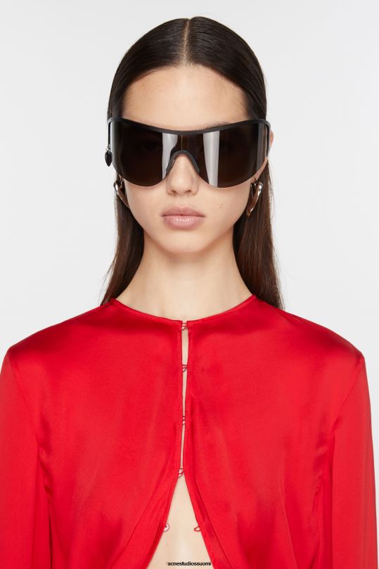 Acne Studios Lisätarvikkeet antiikki hopea 0VF2B653 sydämen vanteet