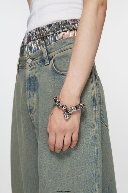 Acne Studios Lisätarvikkeet antiikki hopea 0VF2B654 onnenamuletti