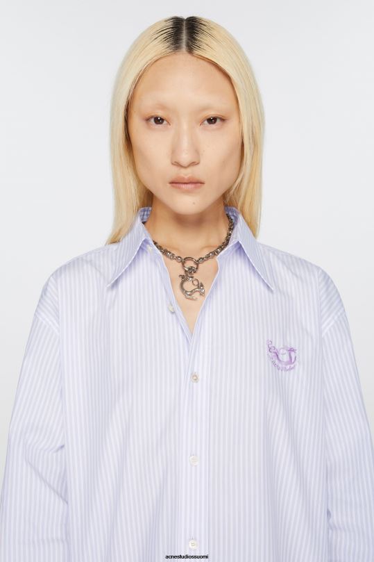 Acne Studios Lisätarvikkeet antiikki hopea/vaaleanpunainen 0VF2B645 hurmaava kaulakoru