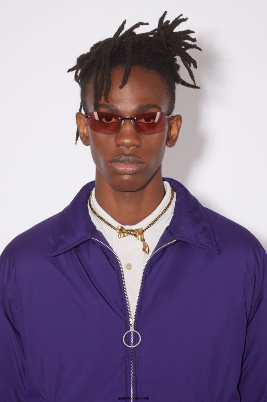 Acne Studios Lisätarvikkeet antiikki kultaa 0VF2B699 rusetti kaulakoru