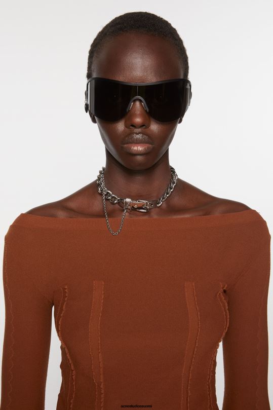 Acne Studios Lisätarvikkeet hopea 0VF2B675 solki ketju kaulakoru