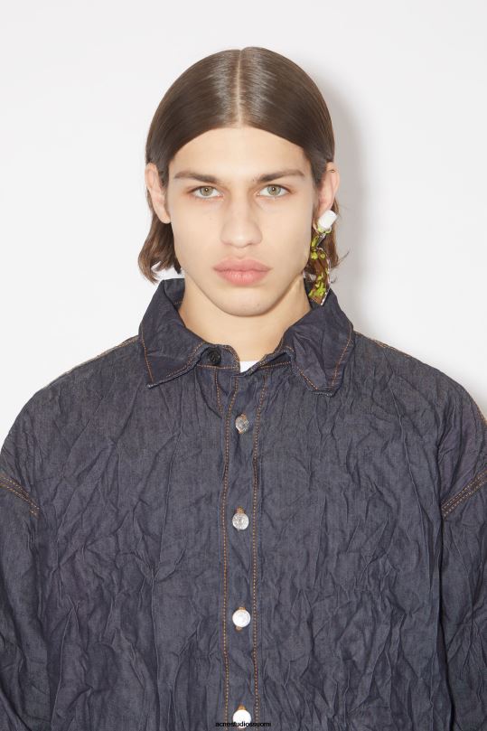 Acne Studios Lisätarvikkeet hopea/keltainen 0VF2B693 maaliputki korvakoru kiitotien show