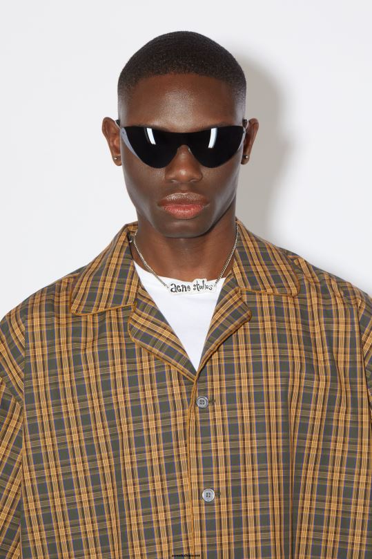 Acne Studios Lisätarvikkeet hopeanharmaa 0VF2B683 logomerkki kaulakoru