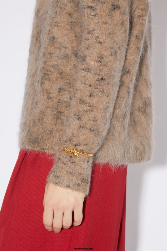 Acne Studios Lisätarvikkeet kulta 0VF2B745 solmuinen ranneke