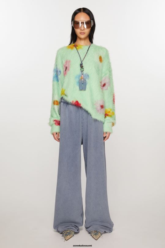 Acne Studios Lisätarvikkeet vaaleansininen 0VF2B759 denim charmia avaimenperä