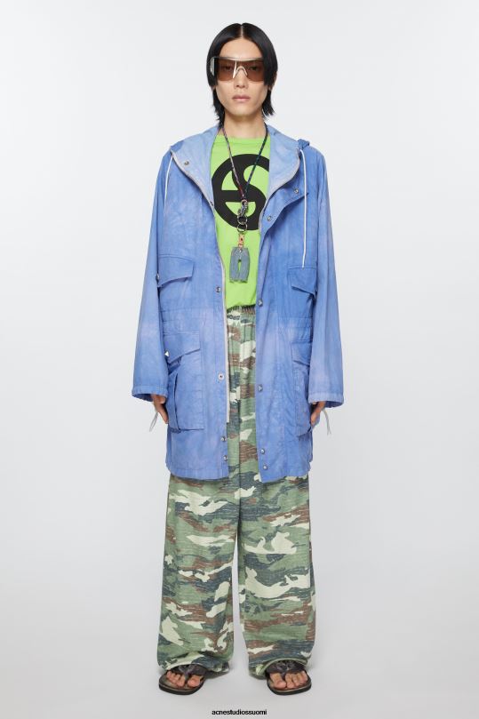 Acne Studios Lisätarvikkeet vaaleansininen 0VF2B759 denim charmia avaimenperä