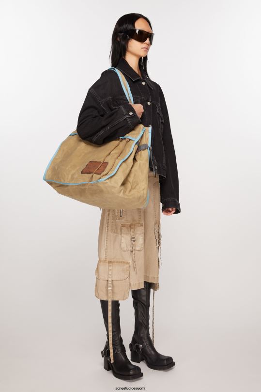 Acne Studios Lisätarvikkeet beige/sininen 0VF2B786 kassi