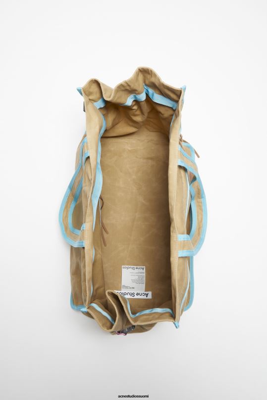 Acne Studios Lisätarvikkeet beige/sininen 0VF2B786 kassi
