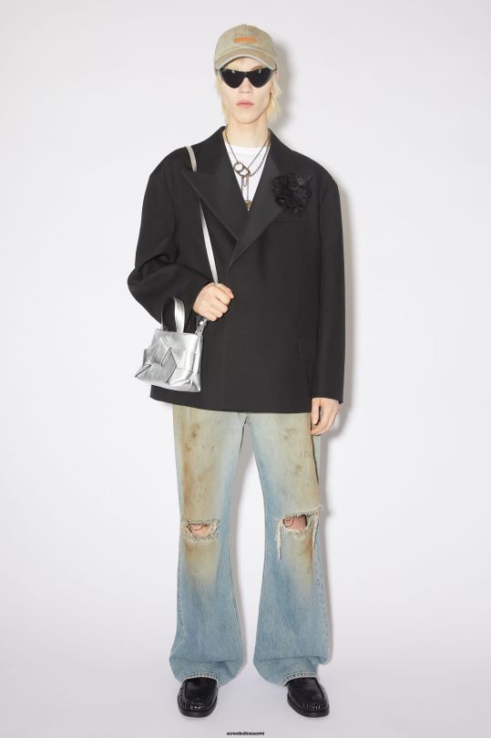 Acne Studios Lisätarvikkeet hopea 0VF2B687 musubi mikrolaukku
