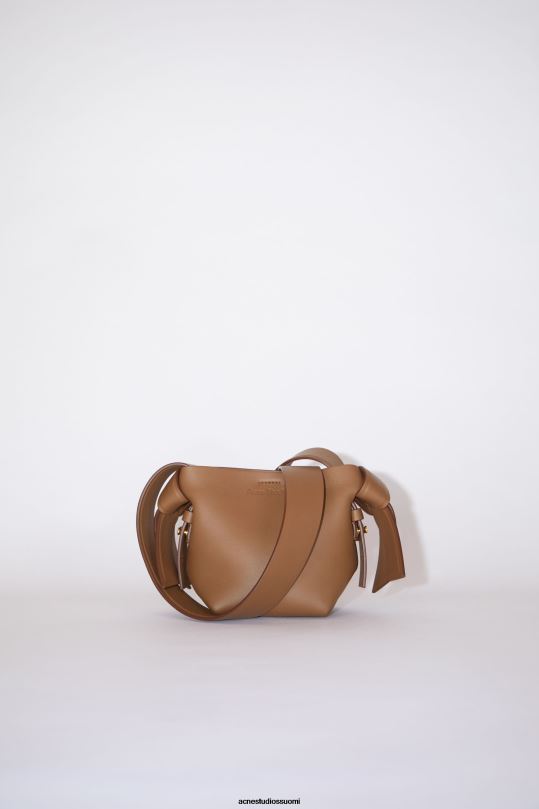Acne Studios Lisätarvikkeet kamelin ruskea 0VF2B719 musubi mikrolaukku