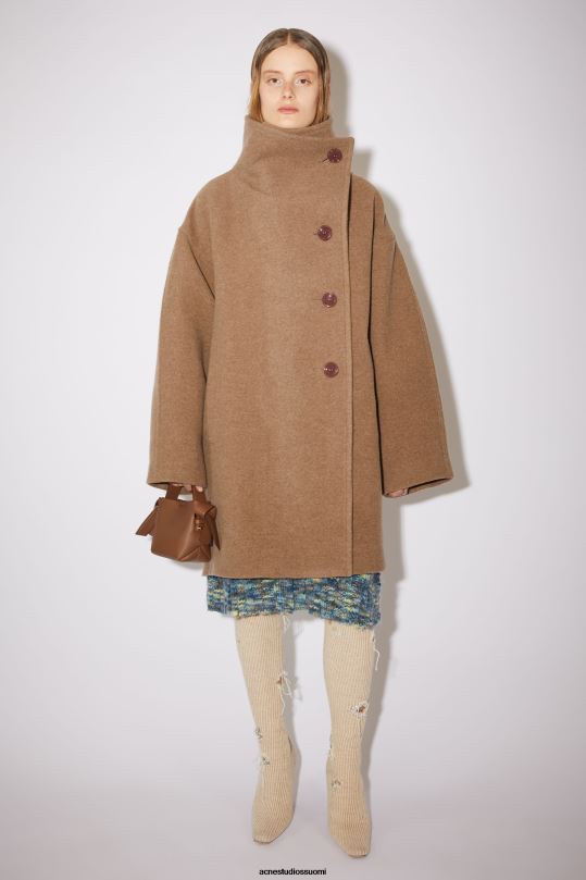 Acne Studios Lisätarvikkeet kamelin ruskea 0VF2B719 musubi mikrolaukku