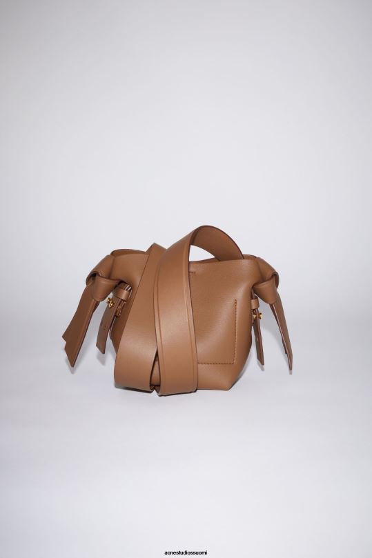 Acne Studios Lisätarvikkeet kamelin ruskea 0VF2B719 musubi mikrolaukku