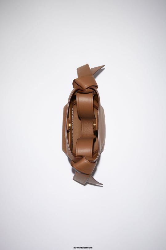 Acne Studios Lisätarvikkeet kamelin ruskea 0VF2B719 musubi mikrolaukku