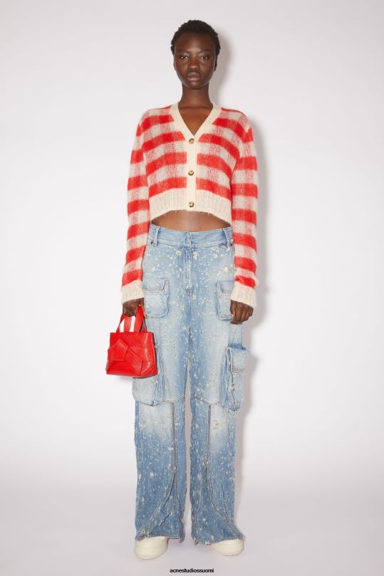 Acne Studios Lisätarvikkeet kirkkaan punainen 0VF2B846 musubi mikrolaukku