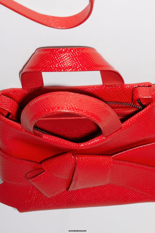 Acne Studios Lisätarvikkeet kirkkaan punainen 0VF2B846 musubi mikrolaukku