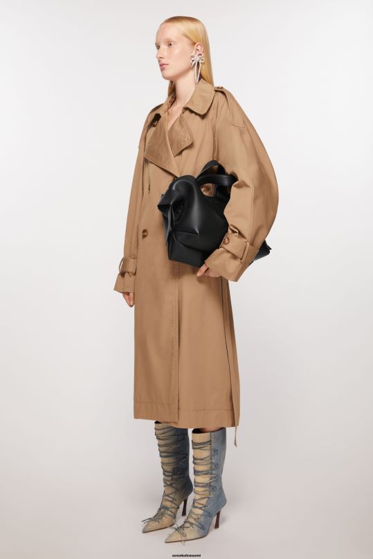Acne Studios Lisätarvikkeet musta 0VF2B500 musubi midi tote