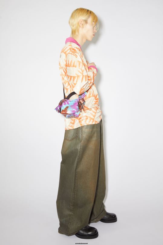 Acne Studios Lisätarvikkeet ruskea/violetti 0VF2B639 musubi mikrolaukku