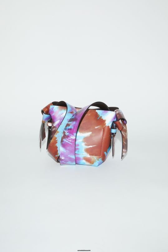 Acne Studios Lisätarvikkeet ruskea/violetti 0VF2B639 musubi mikrolaukku