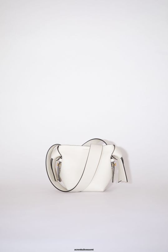 Acne Studios Lisätarvikkeet valkoinen musta 0VF2B837 musubi mikrolaukku