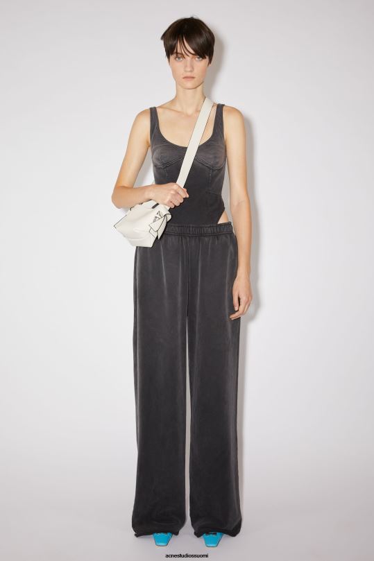 Acne Studios Lisätarvikkeet valkoinen musta 0VF2B837 musubi mikrolaukku