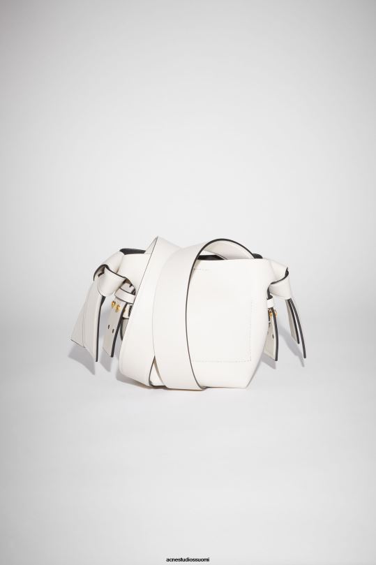 Acne Studios Lisätarvikkeet valkoinen musta 0VF2B837 musubi mikrolaukku