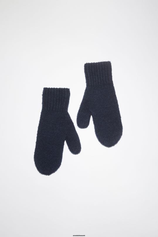 Acne Studios Lisätarvikkeet laivasto 0VF2B550 villasekoitetta käsineet