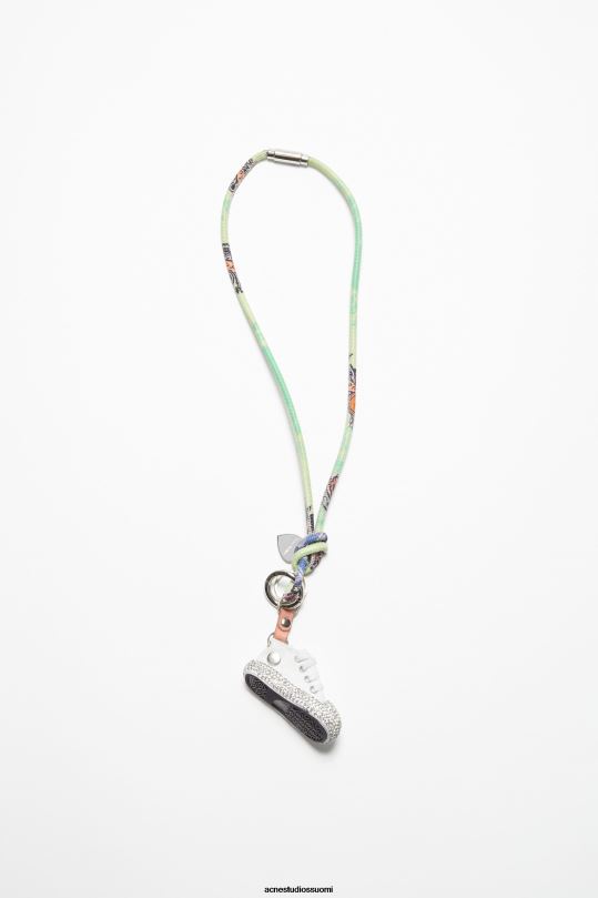 Acne Studios Lisätarvikkeet valkoinen 0VF2B821 lenkkarit hurmaava avaimenperä