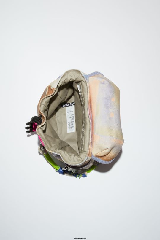 Acne Studios Lisätarvikkeet beige/multi 0VF2B790 mini reppu
