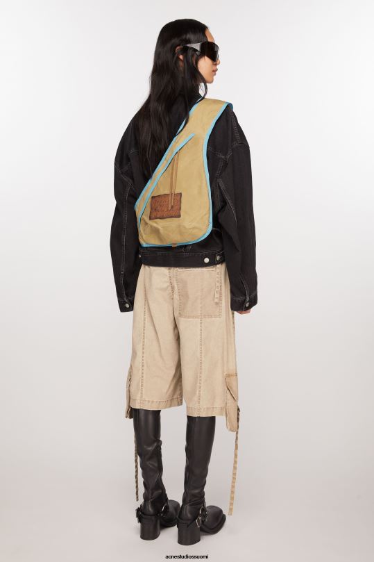 Acne Studios Lisätarvikkeet beige/sininen 0VF2B785 reppu