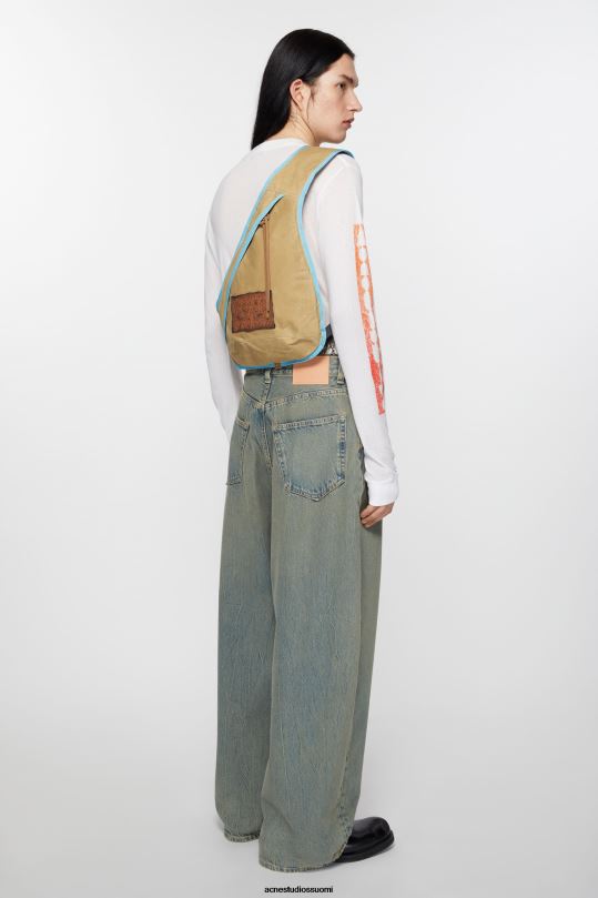 Acne Studios Lisätarvikkeet beige/sininen 0VF2B785 reppu