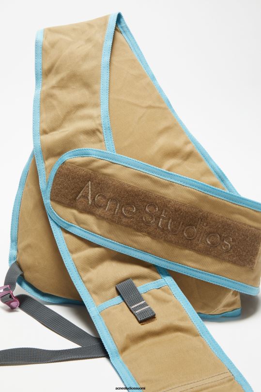 Acne Studios Lisätarvikkeet beige/sininen 0VF2B785 reppu