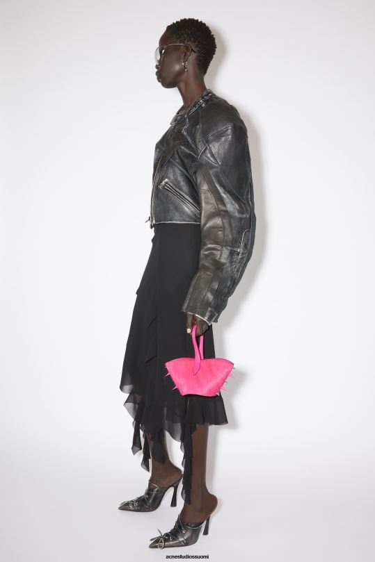 Acne Studios Lisätarvikkeet fuksia pinkki 0VF2B711 kärkikahvallinen laukku