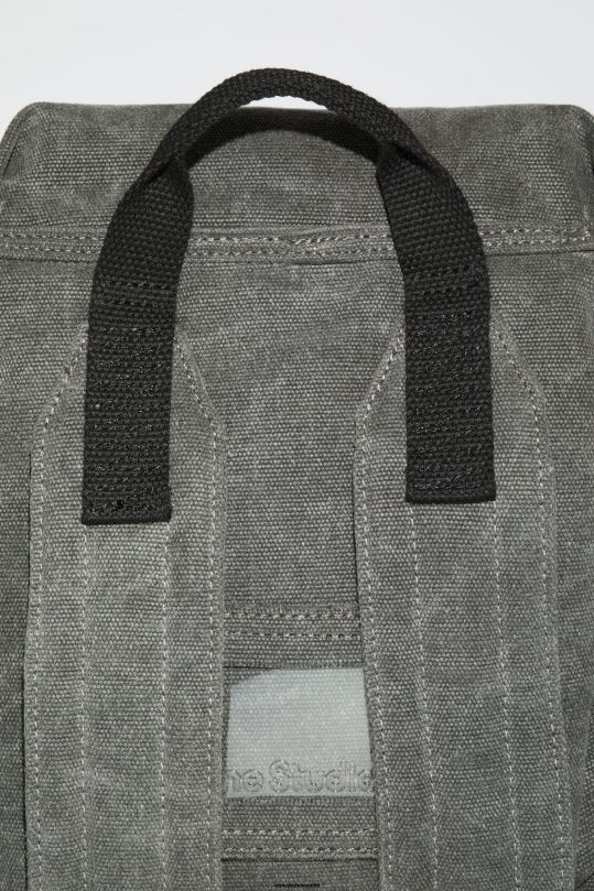 Acne Studios Lisätarvikkeet hiilen harmaa 0VF2B584 mini reppu