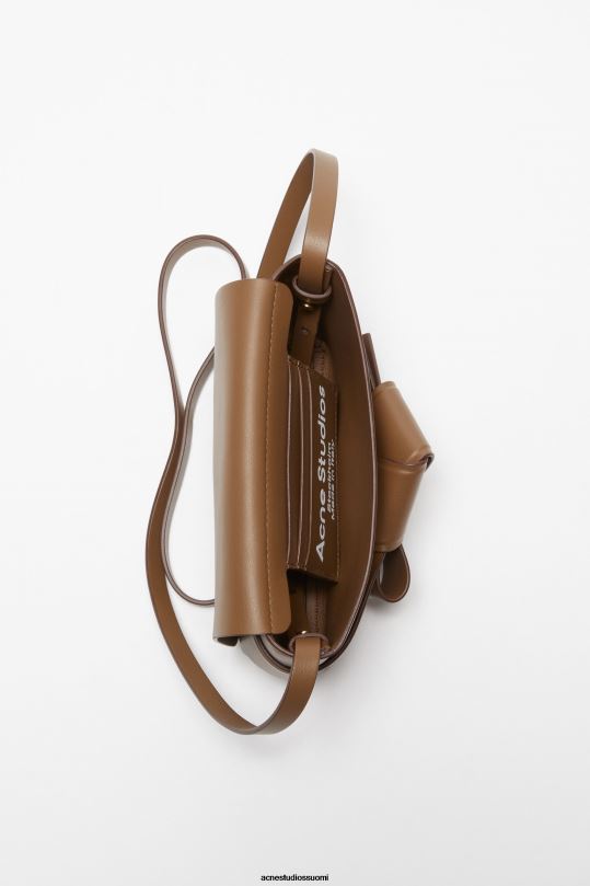 Acne Studios Lisätarvikkeet kamelin ruskea 0VF2B727 musubi mini crossbody laukku