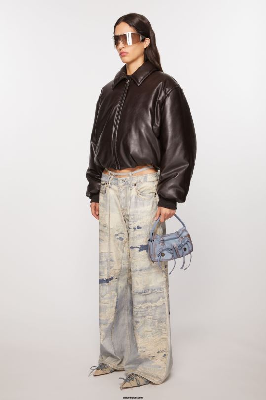Acne Studios Lisätarvikkeet lila/ruskea 0VF2B753 monitaskuinen mikrolaukku