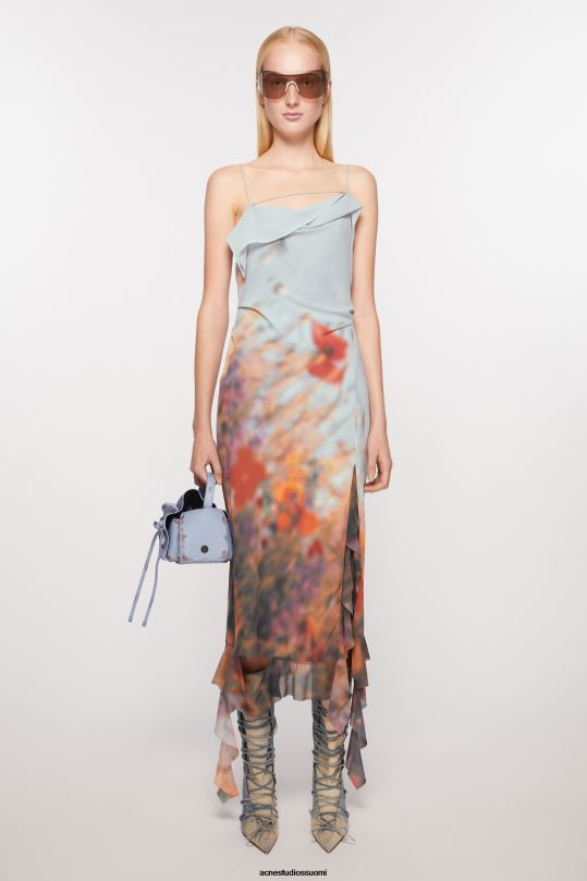 Acne Studios Lisätarvikkeet lila/ruskea 0VF2B755 monitaskuinen minilaukku