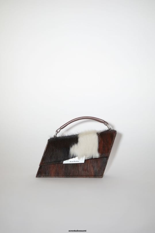 Acne Studios Lisätarvikkeet moni ruskea 0VF2B635 distortion minilaukku