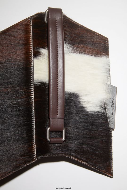 Acne Studios Lisätarvikkeet moni ruskea 0VF2B635 distortion minilaukku