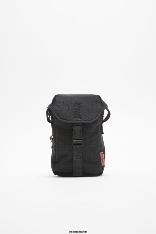 Acne Studios Lisätarvikkeet musta 0VF2B499 ripstop mini pussilaukku