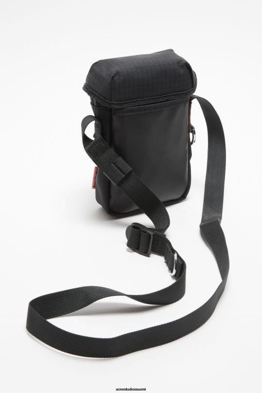 Acne Studios Lisätarvikkeet musta 0VF2B499 ripstop mini pussilaukku