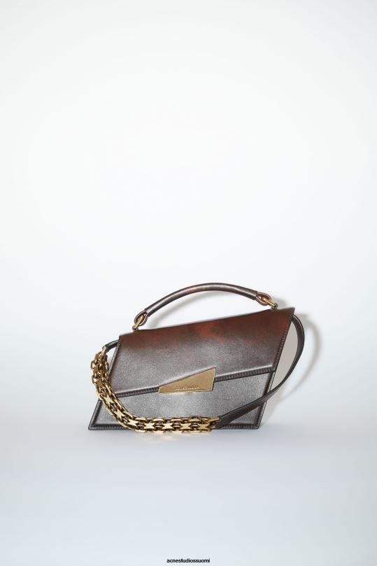 Acne Studios Lisätarvikkeet tumman ruskea 0VF2B582 distortion minilaukku