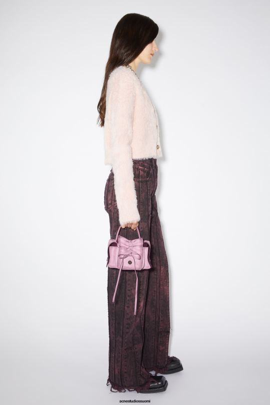 Acne Studios Lisätarvikkeet vaaleanpunainen 0VF2B852 multipocket mini laukku kiitotien show