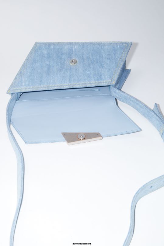 Acne Studios Lisätarvikkeet vaaleansininen 0VF2B767 distortion minilaukku