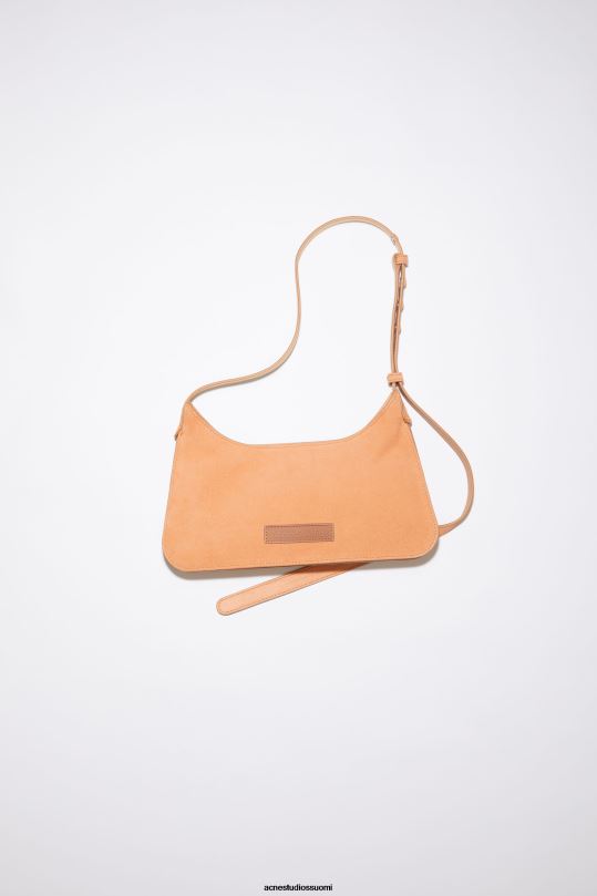 Acne Studios Lisätarvikkeet aprikoosi appelsiini 0VF2B797 platt mini olkalaukku