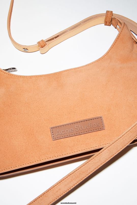 Acne Studios Lisätarvikkeet aprikoosi appelsiini 0VF2B797 platt mini olkalaukku