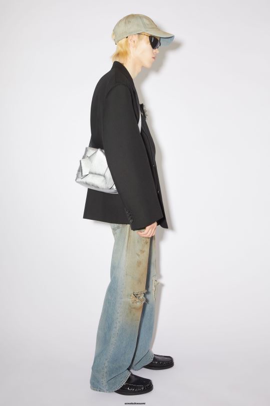 Acne Studios Lisätarvikkeet hopea 0VF2B689 musubi olkalaukku