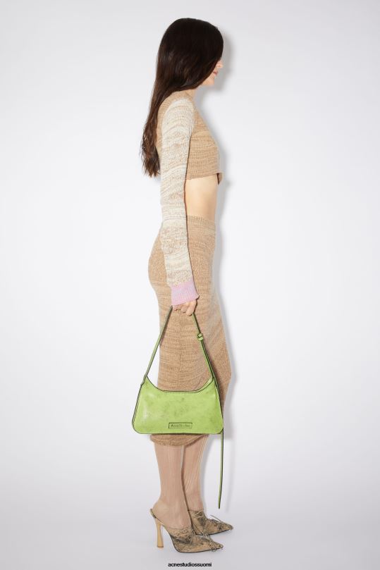 Acne Studios Lisätarvikkeet limenvihreä 0VF2B741 platt mini olkalaukku
